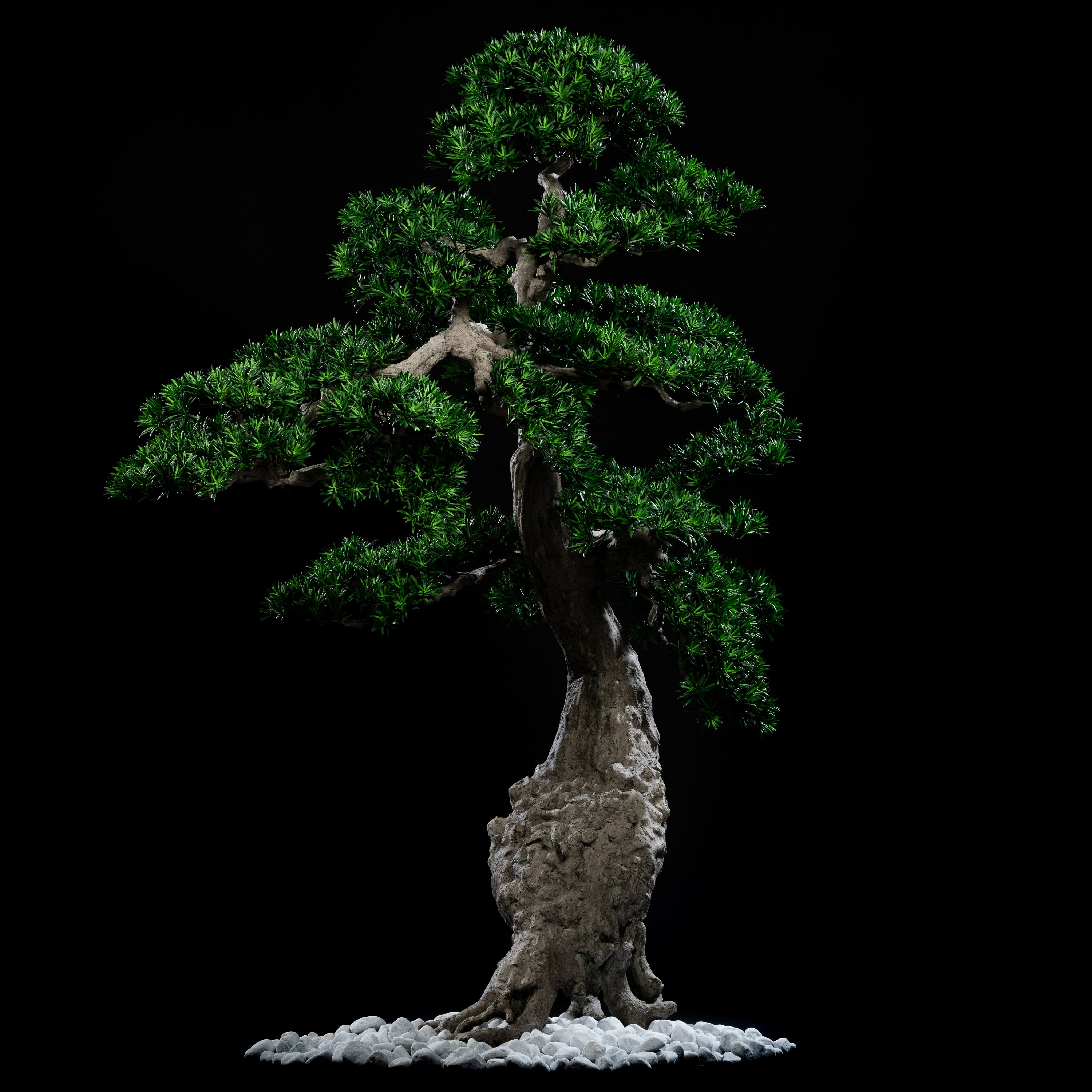Arbre japonais artificiel Pin nuage 205 cm — visuel produit, sans entretien pour intérieur