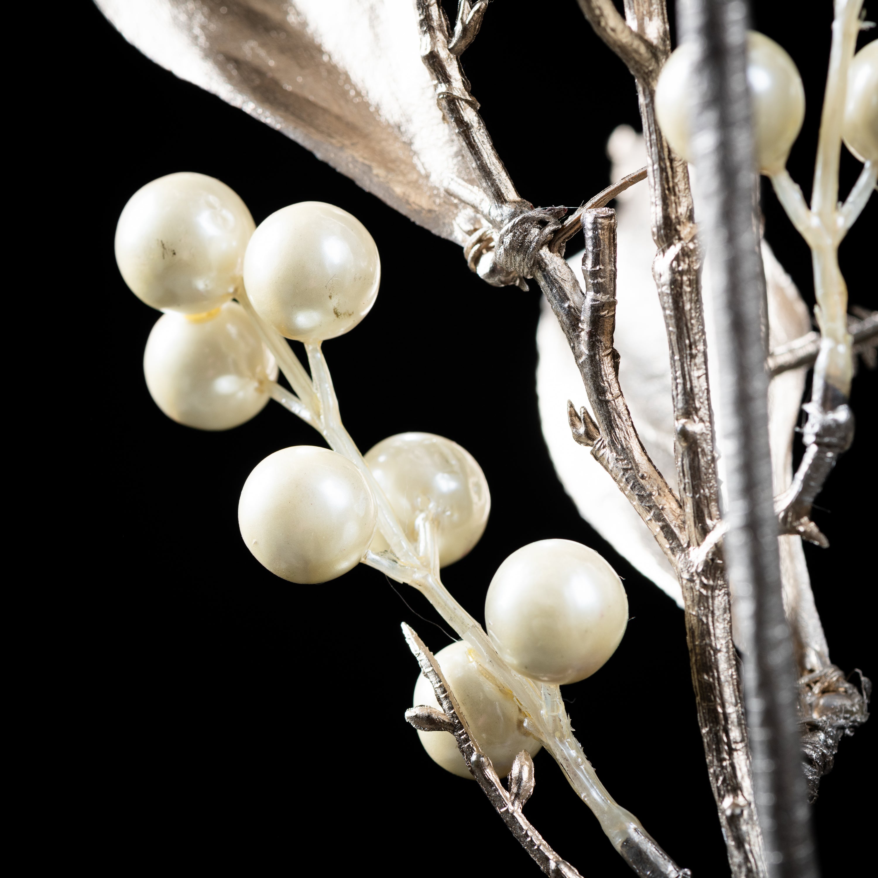 Branche de baies artificielle Branche 85 cm — détail feuillage réaliste, sans entretien