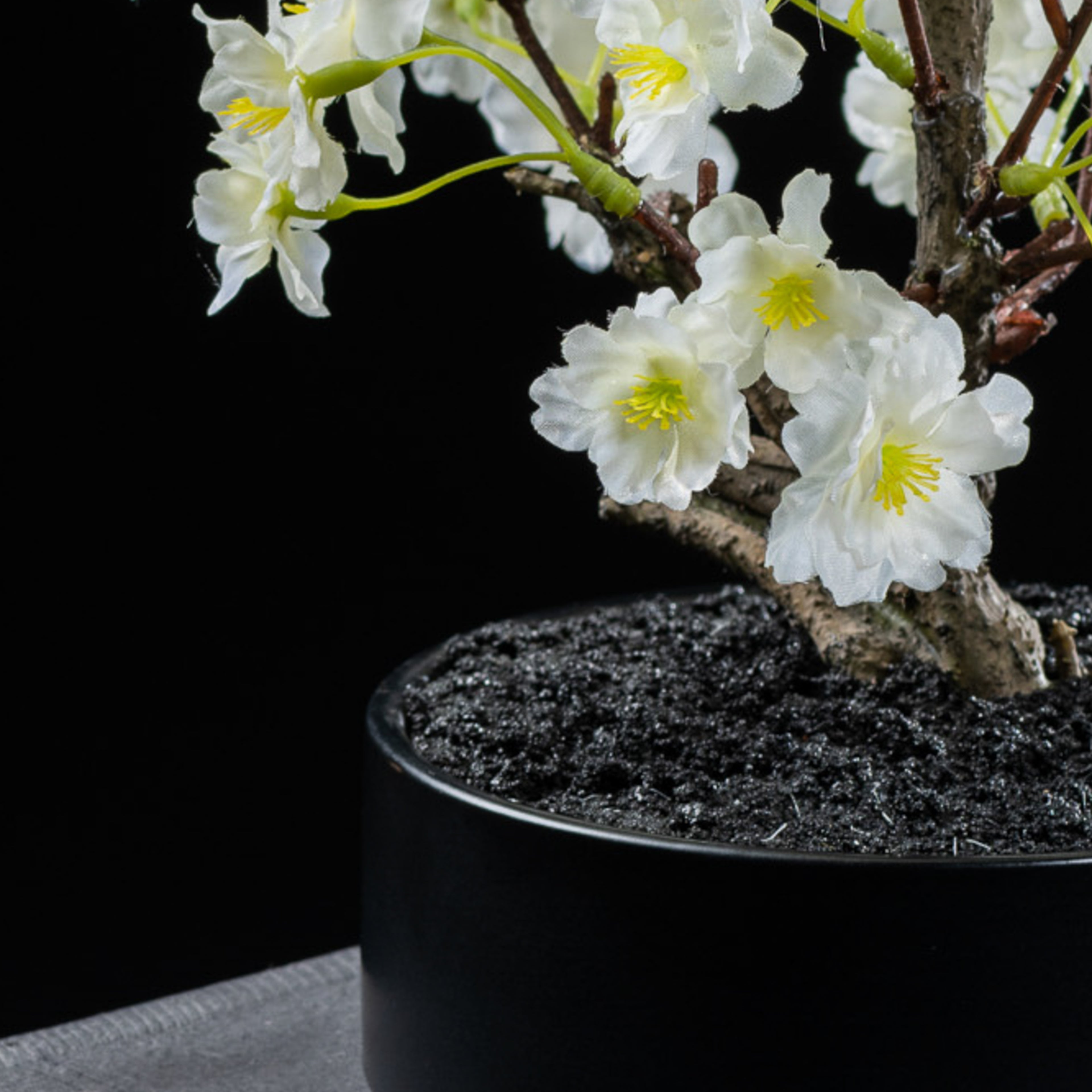 Bonsaï artificiel Cerisier 30 cm Galan GA — déco intérieur réaliste sans entretien