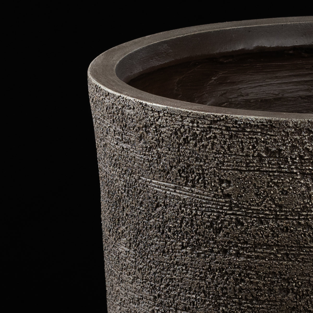 Cache-pot décoratif Quartz 41 cm Galan GA — design contemporain pour plante artificielle