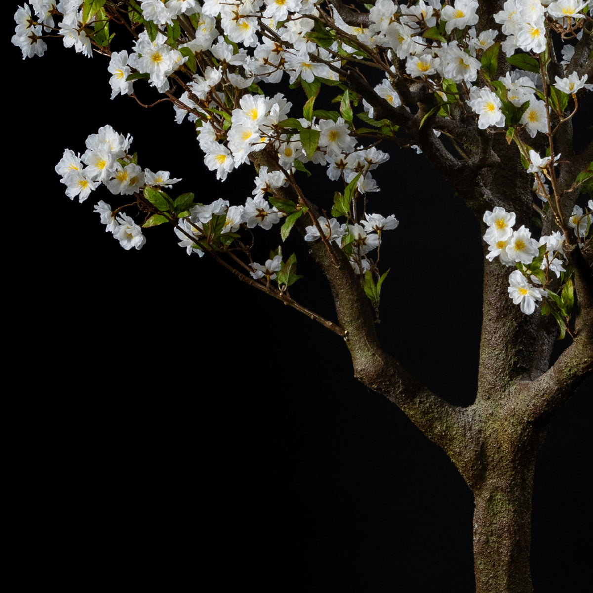 Cerisier du Japon artificiel 240 cm — gros plan, qualité premium réaliste