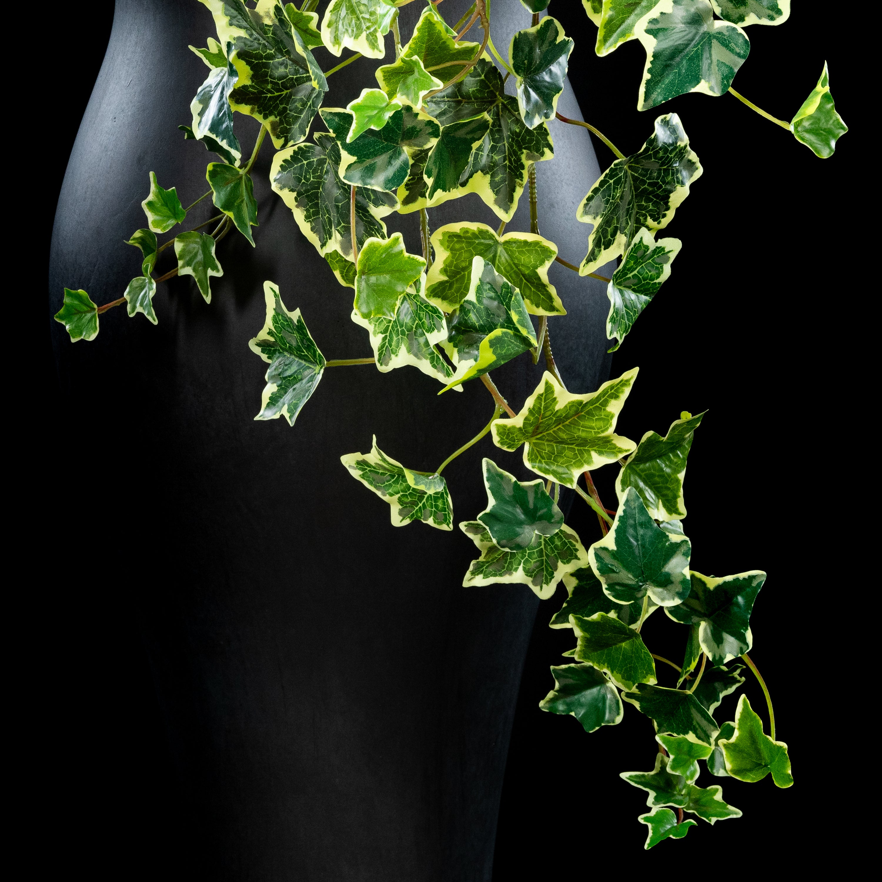 Feuillage retombant artificiel Hedera 100 cm Galan GA — détail feuillage réaliste, sans entretien