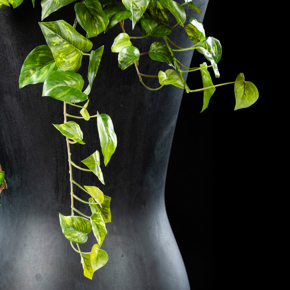 Feuillage retombant artificiel Pothos 60 cm Galan GA — détail feuillage réaliste, sans entretien