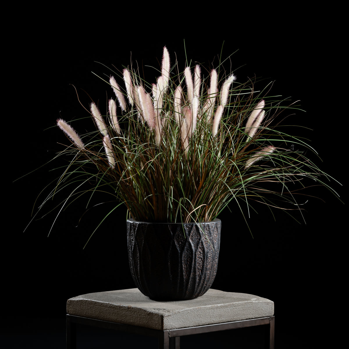 Graminée artificielle Pennisetum 80 cm Galan GA — déco intérieur réaliste sans entretien