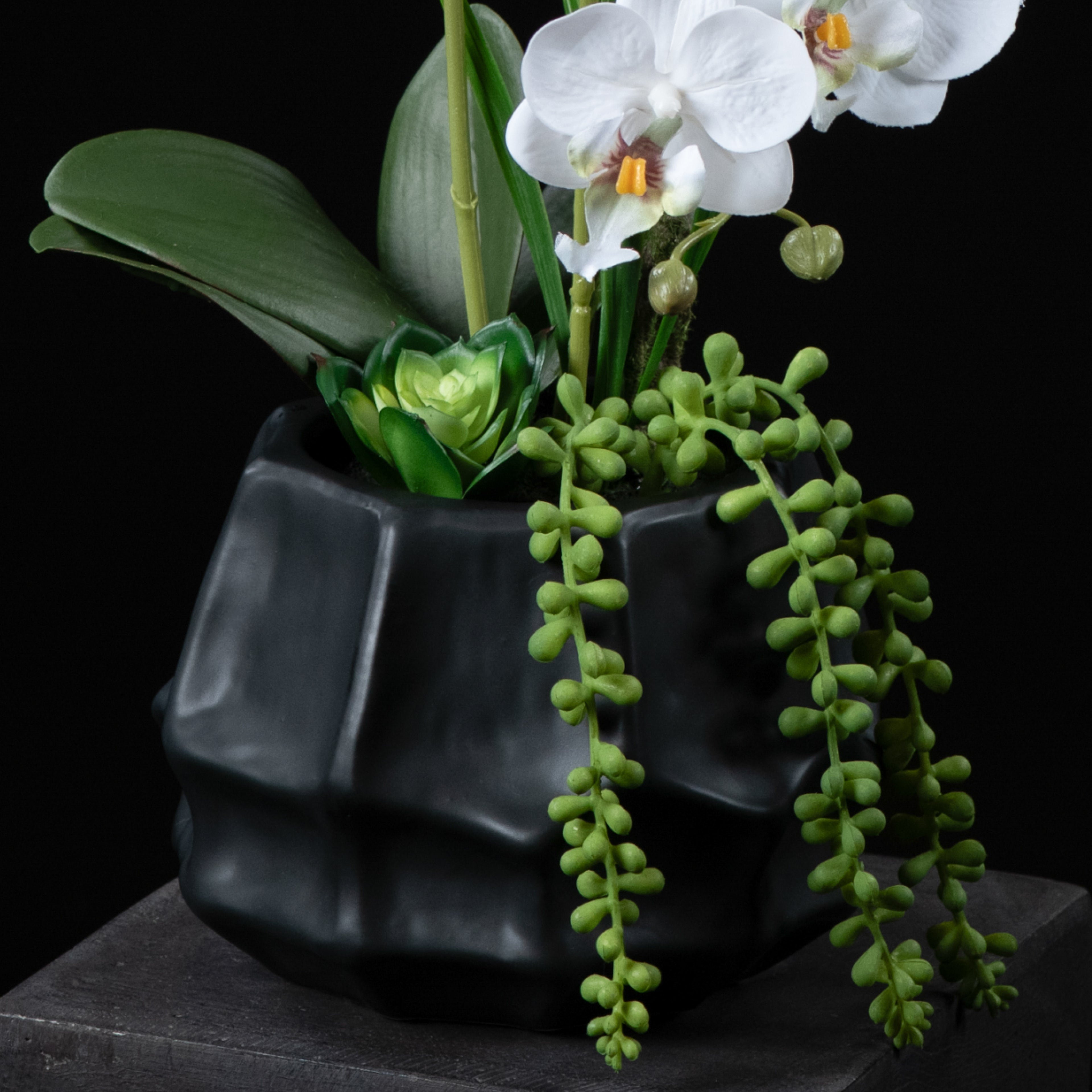 Orchidée artificielle Phalaénopsis Amabilis 55 cm Galan GA — vue alternative, plante d&