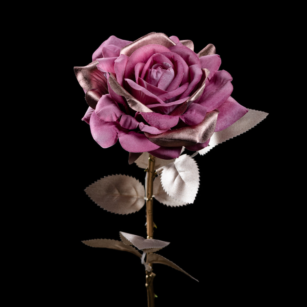 Rose artificielle Velours 75 cm Galan GA — vue alternative, plante d&