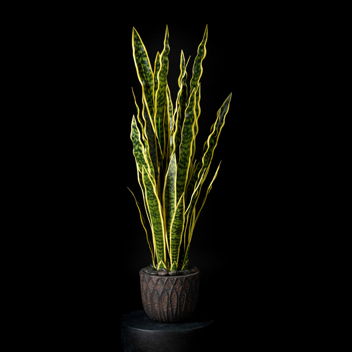 Plante artificielle Sanseveria 120 cm — visuel produit, sans entretien pour intérieur