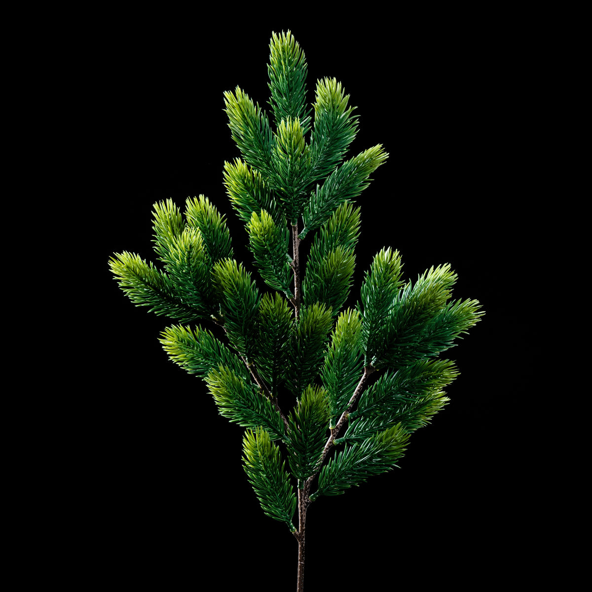 Branche de sapin artificielle verte 64 cm pour Noël, vue d&