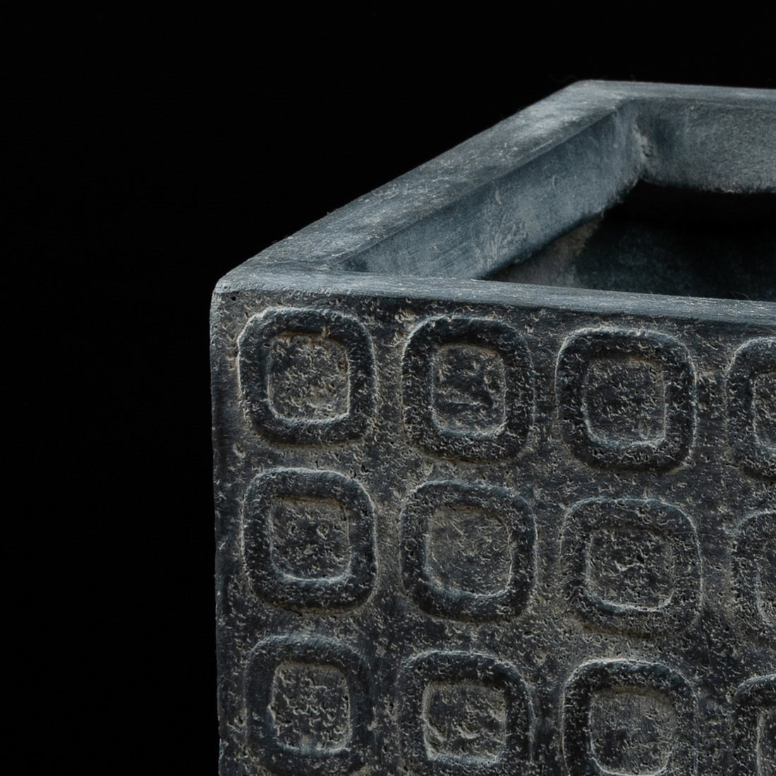 Cache Pot -Bac Carré Mineral
