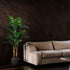 Palmier artificiel Areca Concinna 170 cm en mise en scène salon — décoration intérieure réaliste