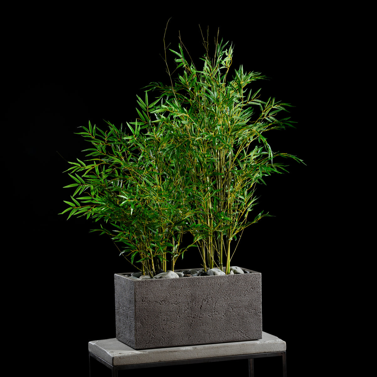 Bambou artificiel multi troncs 240 cm Galan GA — vue alternative, plante d&
