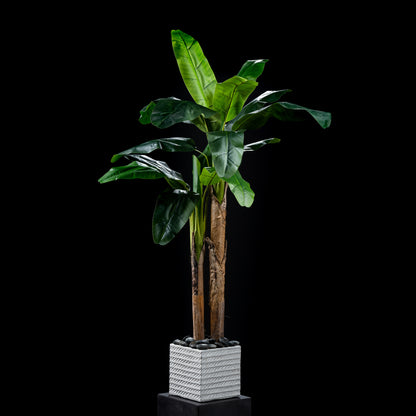 Bananier artificiel Musa 180 cm — visuel produit, sans entretien pour intérieur