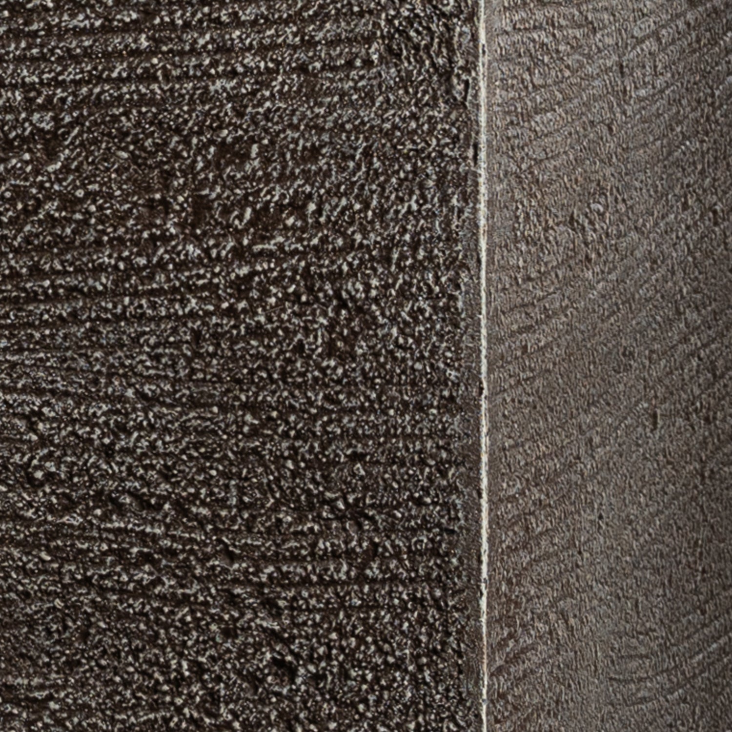 Cache-pot décoratif Bac Rectangle Quartz 38 cm — détail feuillage réaliste, design contemporain