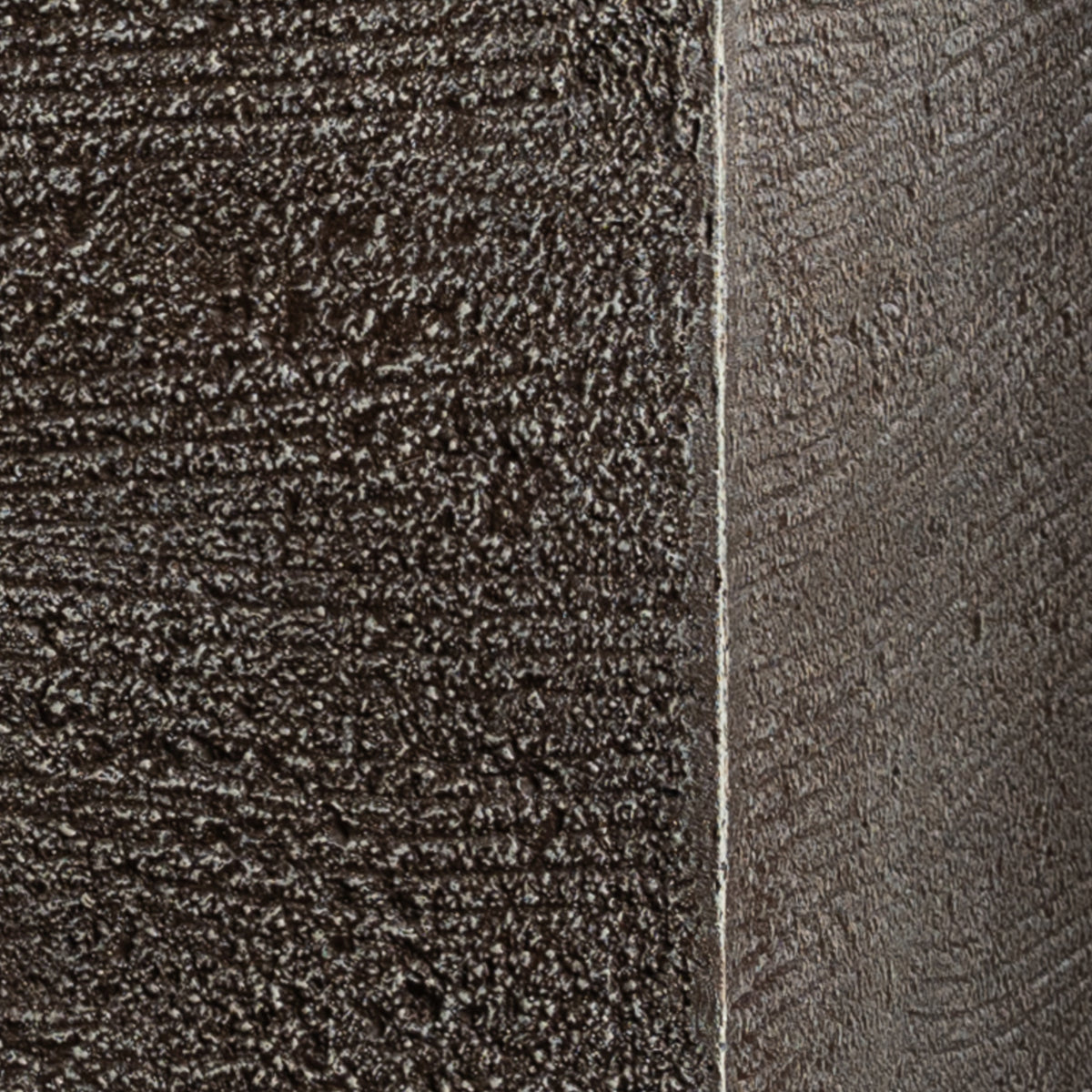 Cache-pot décoratif Bac Rectangle Quartz 38 cm — détail feuillage réaliste, design contemporain