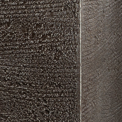 Cache-pot décoratif Bac Rectangle Quartz 38 cm — détail feuillage réaliste, design contemporain