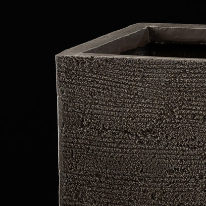 Cache-pot décoratif Bac Rectangle Quartz 30.5 cm Galan GA — design contemporain pour plante artificielle