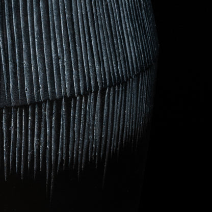 Cache-pot décoratif Contemporain 37.5 cm — détail feuillage réaliste, design contemporain