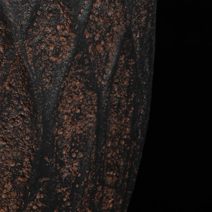 Cache-pot décoratif Haut Antique 38.5 cm — détail feuillage réaliste, design contemporain