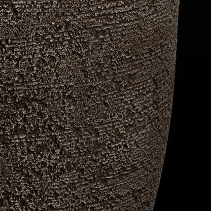 Cache-pot décoratif Quartz 34.5 cm — détail feuillage réaliste, design contemporain