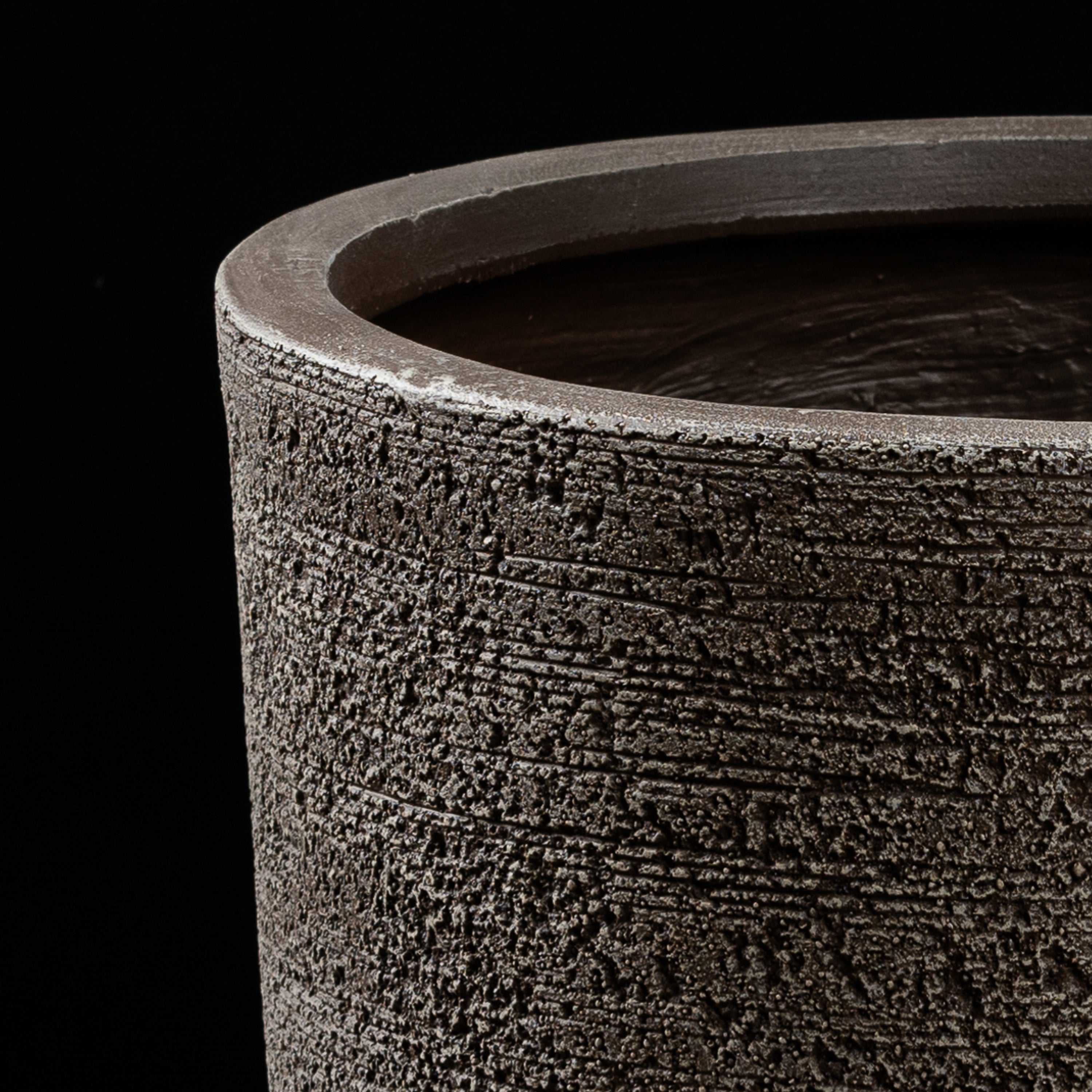 Cache-pot décoratif Quartz 34.5 cm Galan GA — design contemporain pour plante artificielle