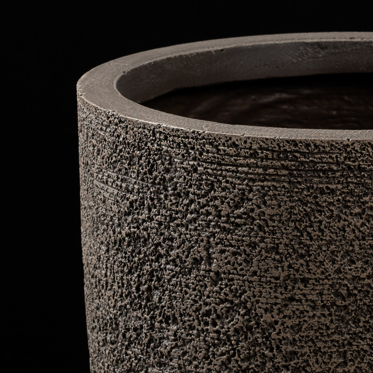 Cache-pot décoratif Quartz 28 cm Galan GA — design contemporain pour plante artificielle