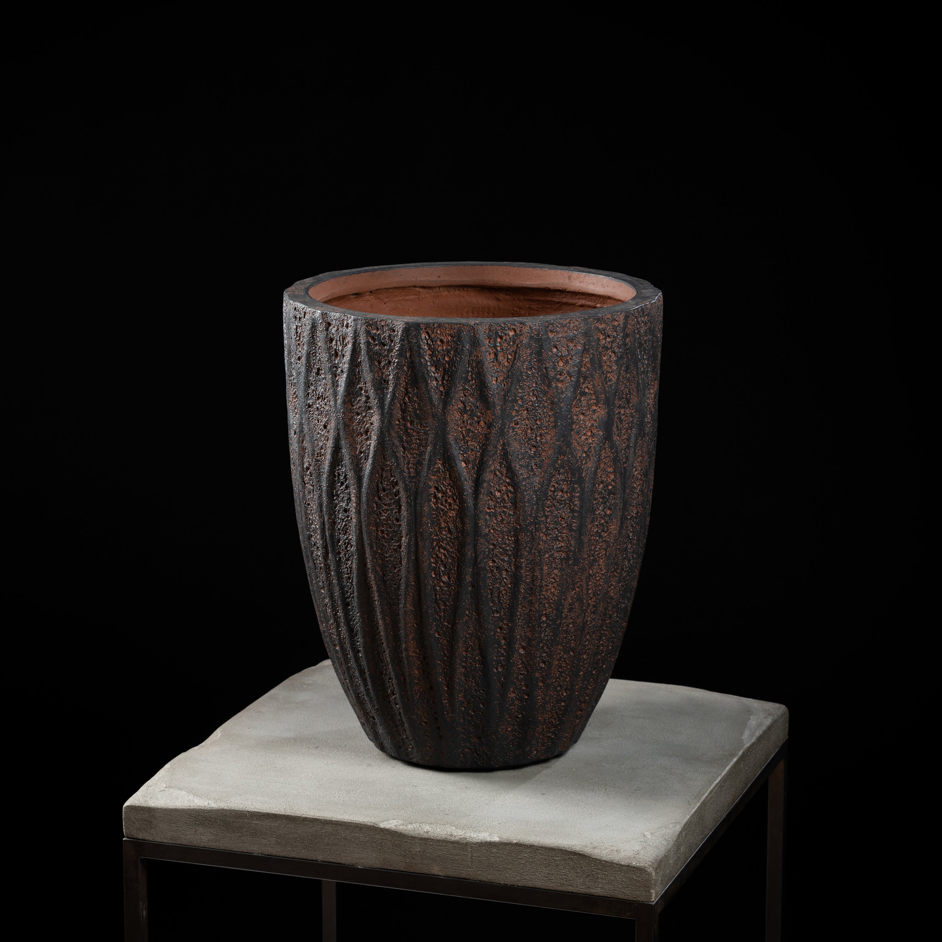 Cache-pot décoratif Vase Antique 52 cm Galan GA — design contemporain pour plante artificielle