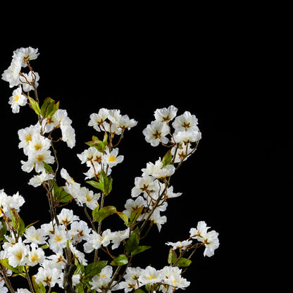 Cerisier du Japon artificiel 90 cm — détail fleurs réaliste, sans entretien