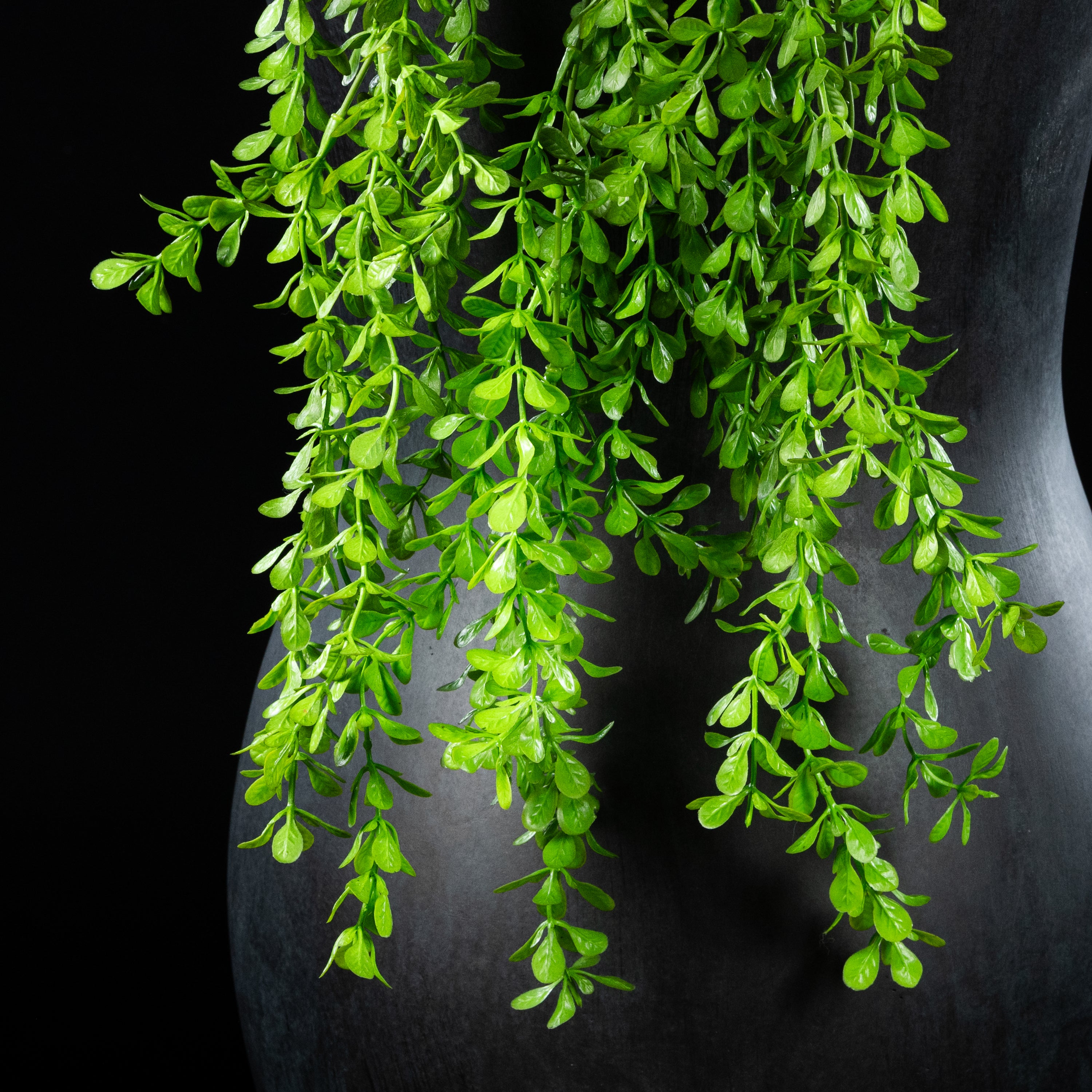 Feuillage retombant artificiel Buxus 85 cm Galan GA — détail feuillage réaliste, sans entretien