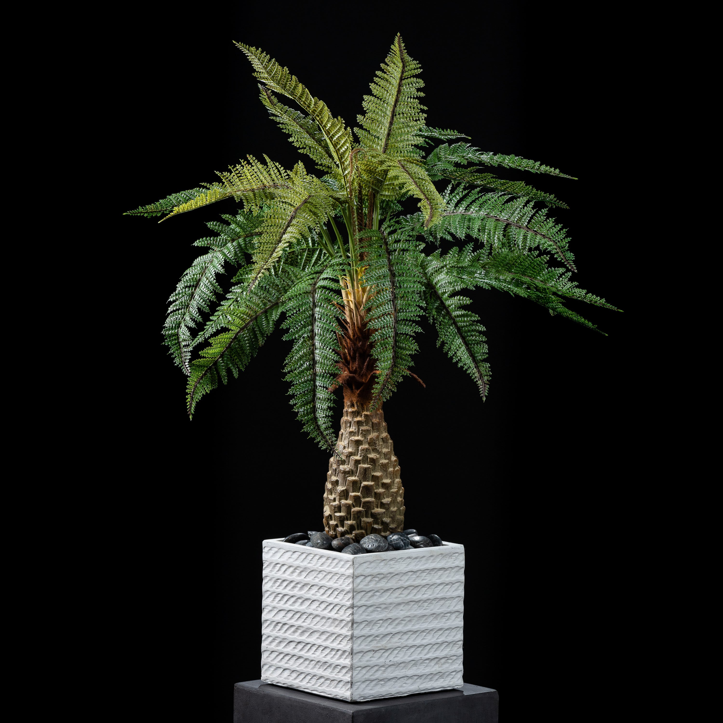 Palmier fougère artificiel Dicksonia tronc 110 cm — visuel produit, sans entretien pour intérieur