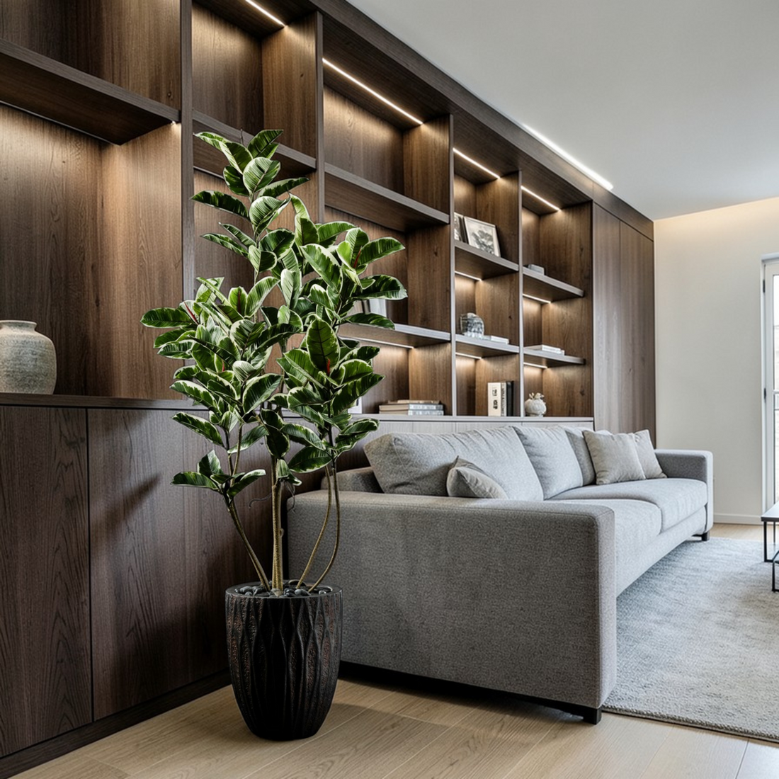 Plante artificielle Ficus Tineke 150 cm Galan GA — déco intérieur réaliste sans entretien