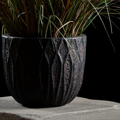 Graminée artificielle Pennisetum 80 cm — détail feuillage réaliste, sans entretien