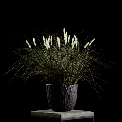 Graminée Pennisetum — graminée artificielle réaliste pour intérieur et extérieur, herbe ornementale décorative