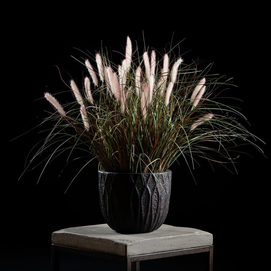Graminée artificielle Pennisetum 80 cm Galan GA — déco intérieur réaliste sans entretien