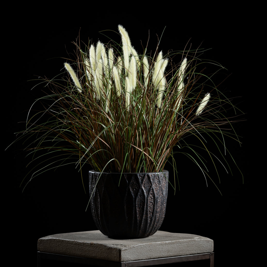 Graminée artificielle Pennisetum 80 cm Galan GA — déco intérieur réaliste sans entretien