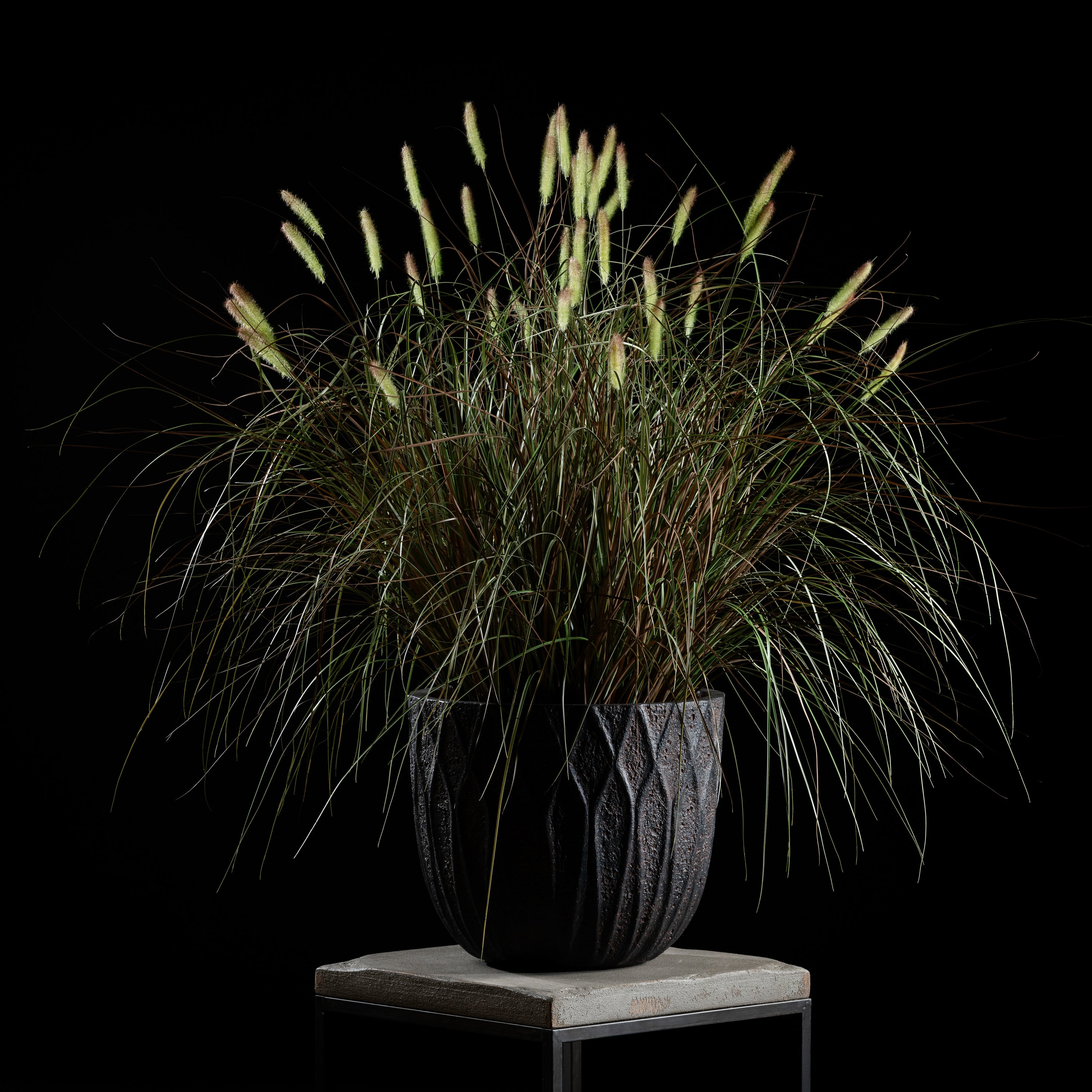 Graminée artificielle Pennisetum 100 cm Galan GA — déco intérieur réaliste sans entretien