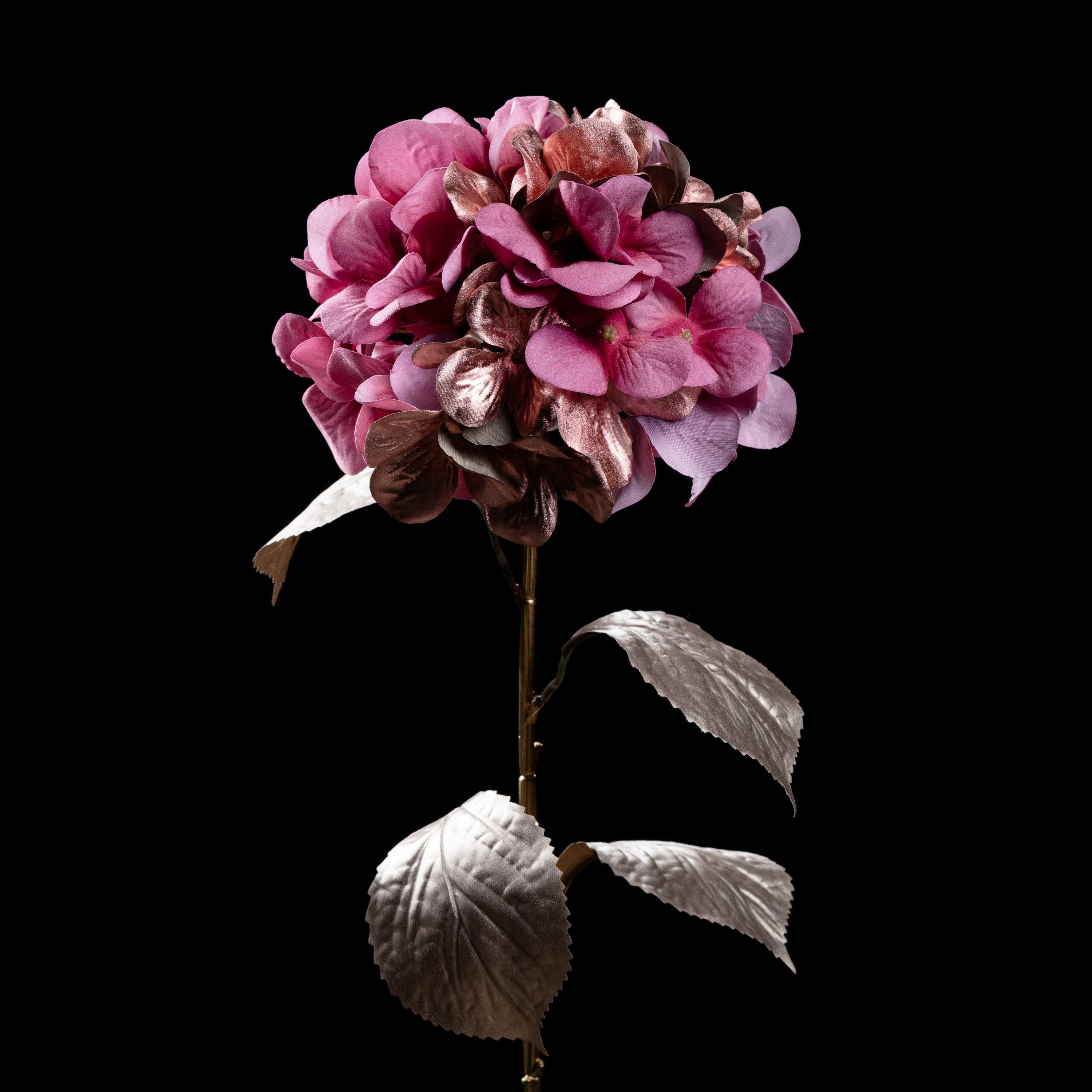 Hortensia artificiel Velours 80 cm Galan GA — vue alternative, plante d&