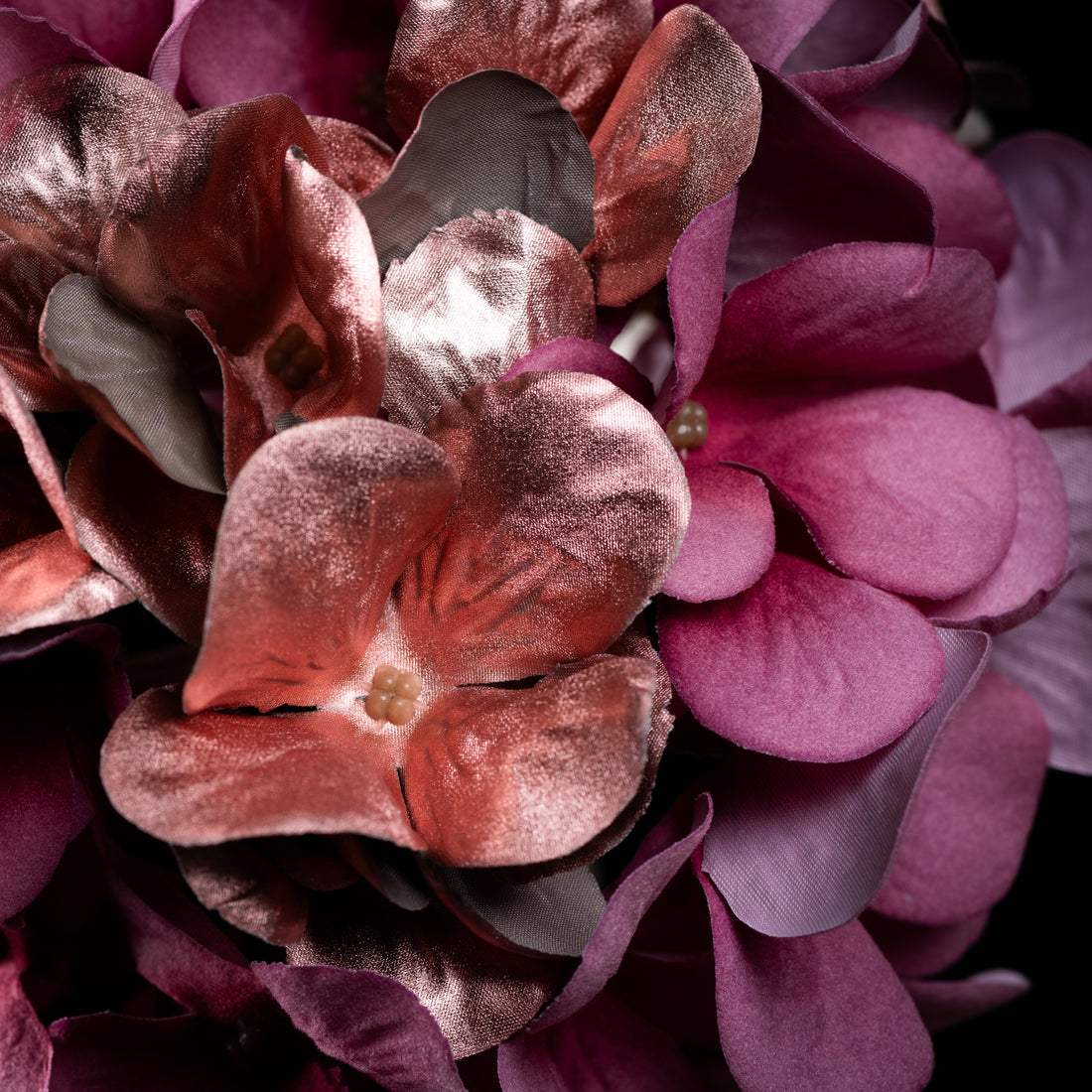 Hortensia artificiel Velours 80 cm Galan GA — vue alternative, plante d&