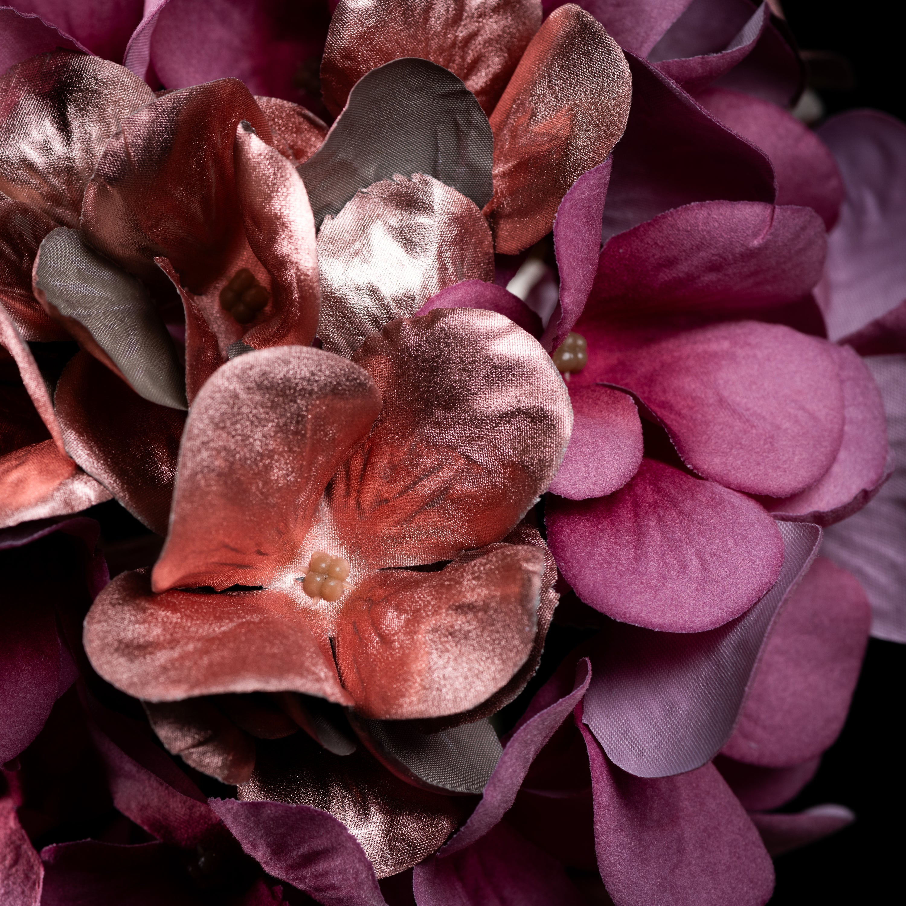 Hortensia artificiel Velours 80 cm Galan GA — vue alternative, plante d&