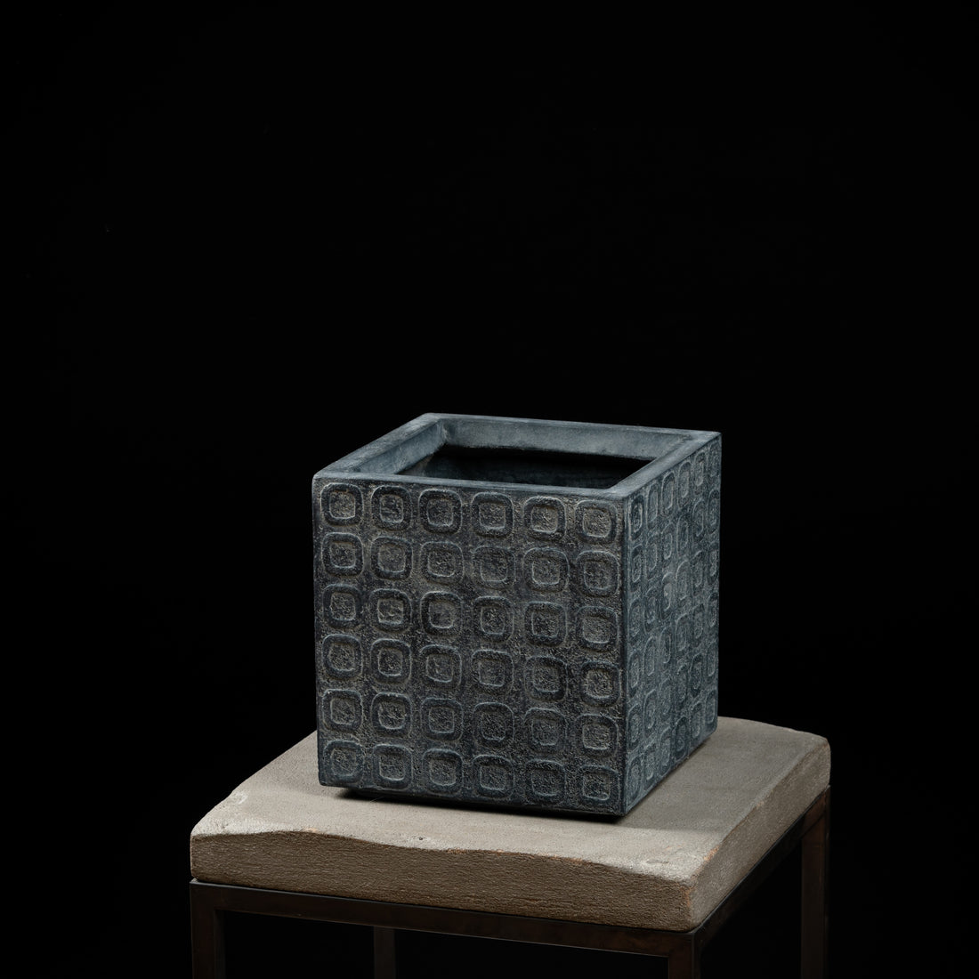 Cache Pot -Bac Carré Mineral
