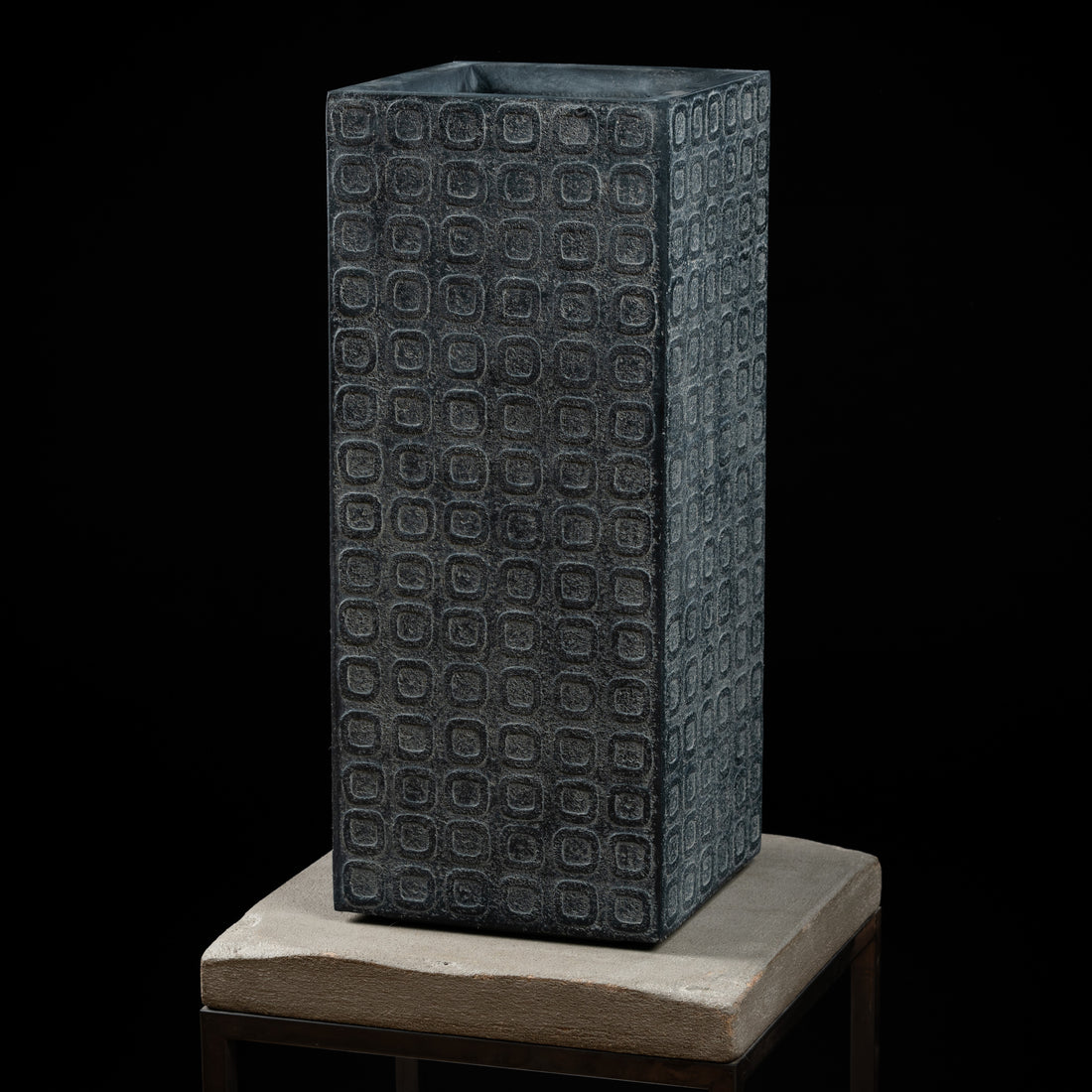 Cache Pot -Vase Haut Mineral