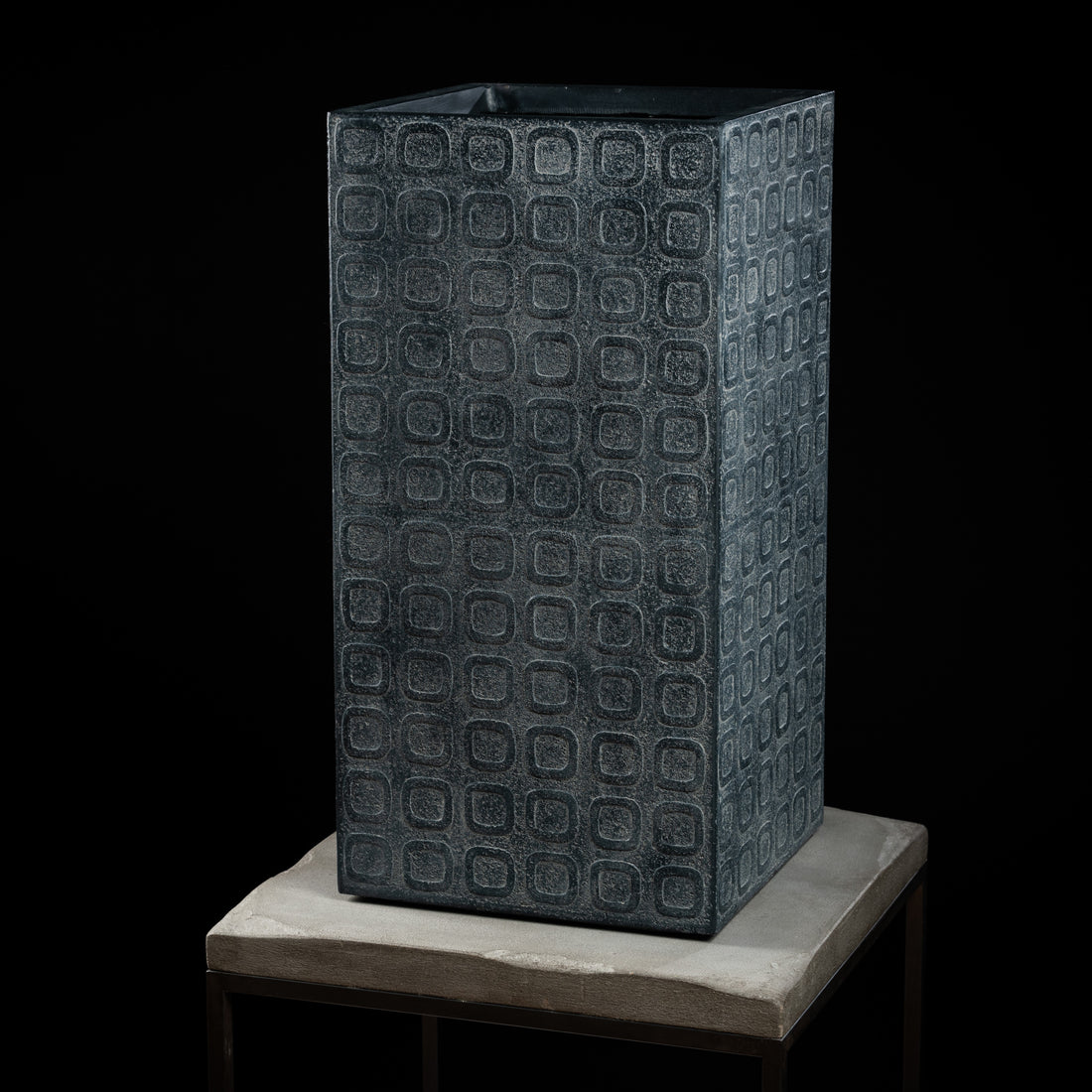 Cache Pot -Vase Haut Mineral