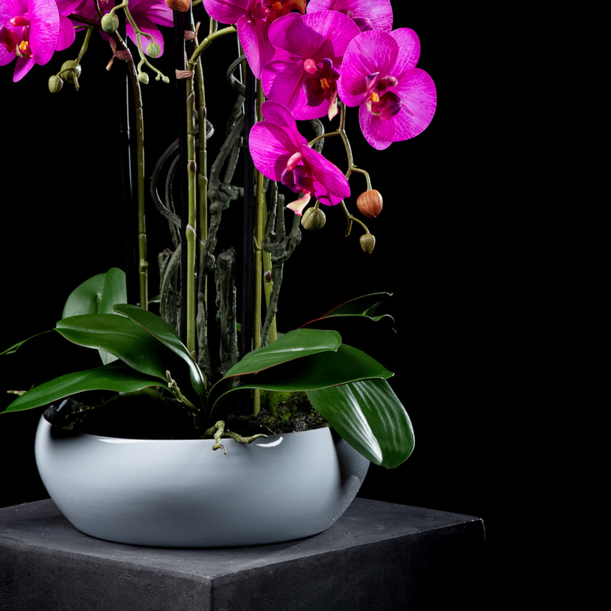 Orchidée artificielle 74 cm — vue alternative, plante d&