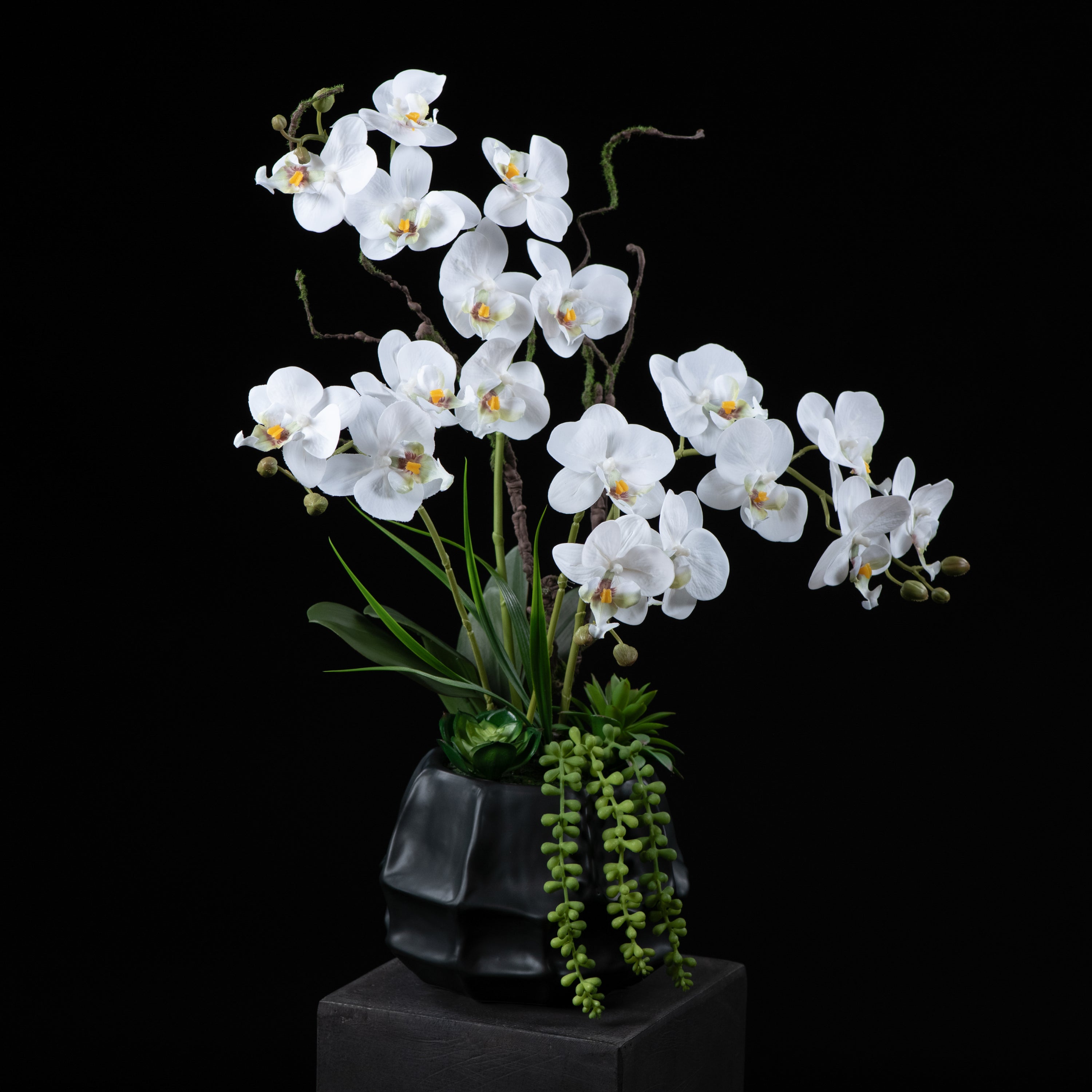 Orchidée artificielle Phalaénopsis Amabilis 57 cm Galan GA — vue alternative, plante d&