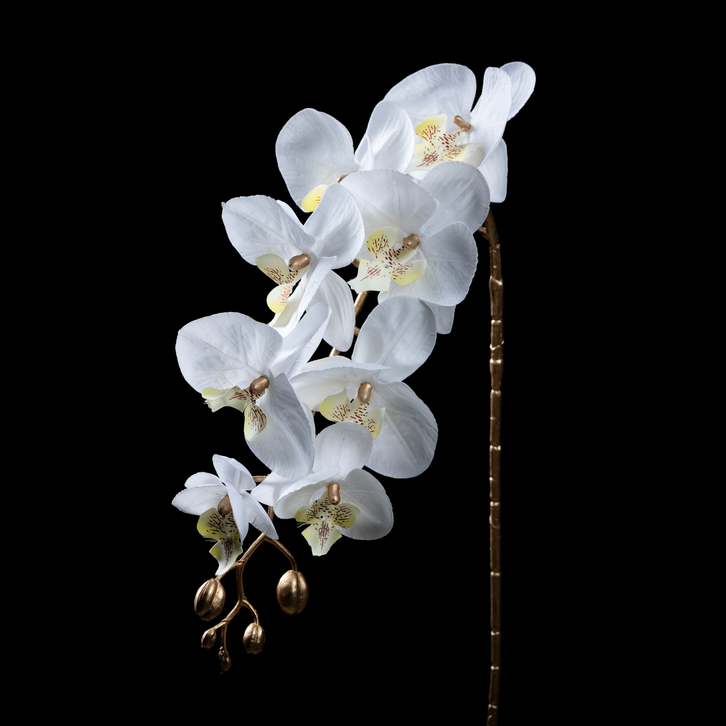 Orchidée artificielle Velours 95 cm Galan GA — déco intérieur réaliste sans entretien