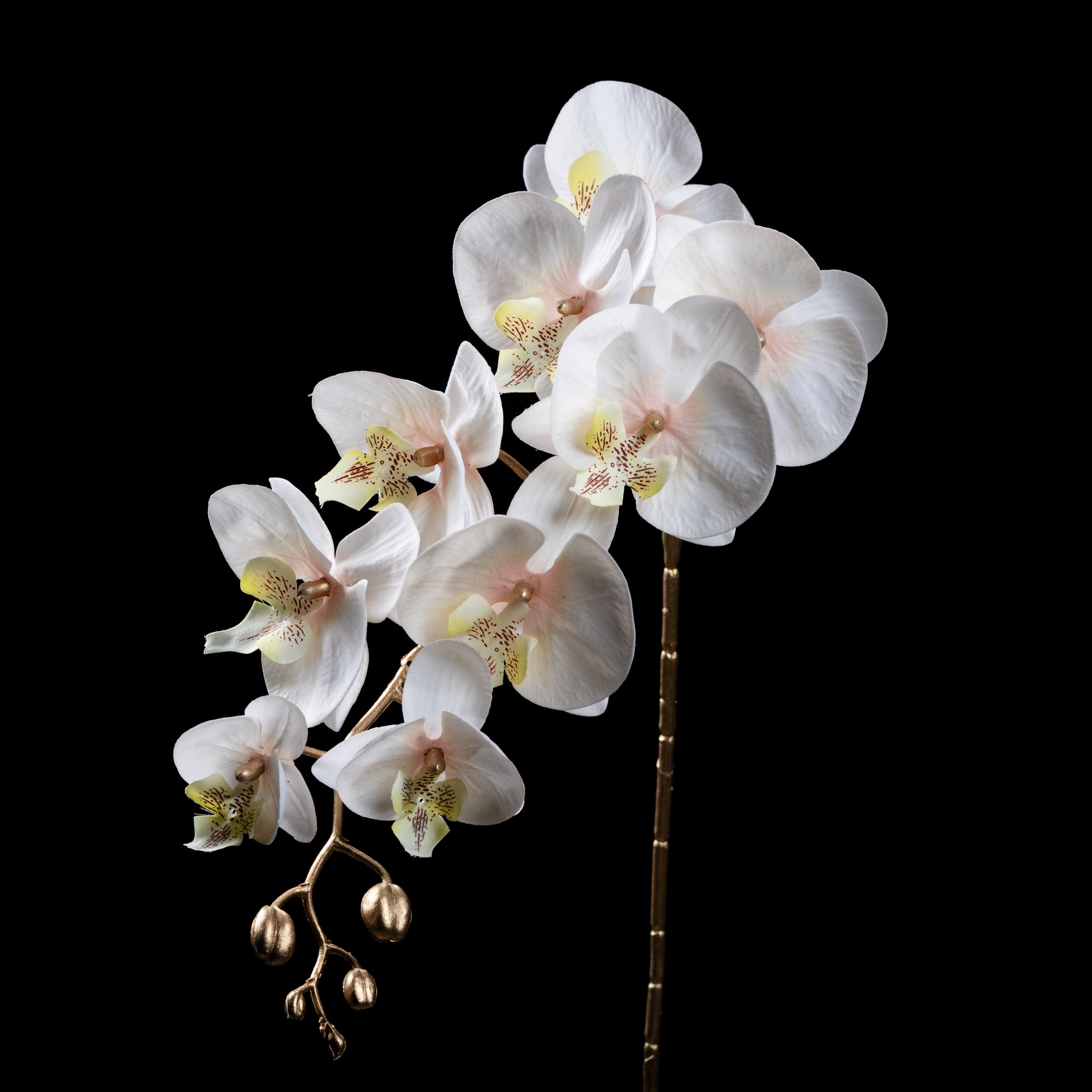 Orchidée artificielle Velours 95 cm Galan GA — déco intérieur réaliste sans entretien