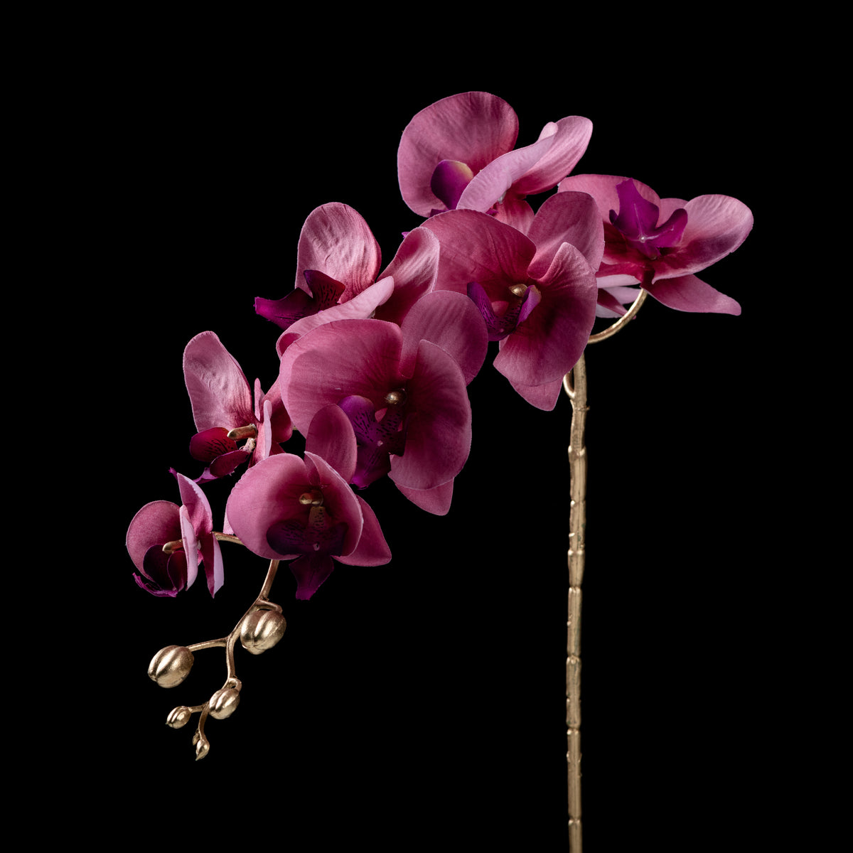 Orchidée artificielle Velours 95 cm Galan GA — déco intérieur réaliste sans entretien
